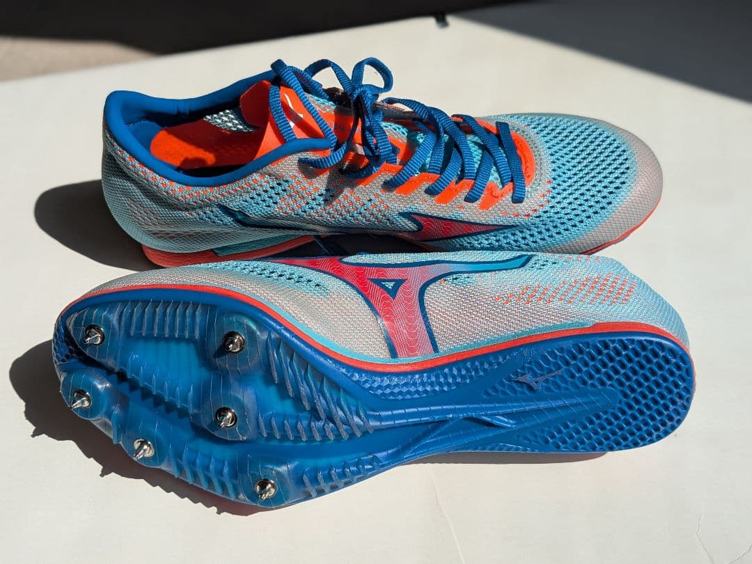 MIZUNO エックスストリームMD ターコイズ×コーラル×ブルー 24.5cm