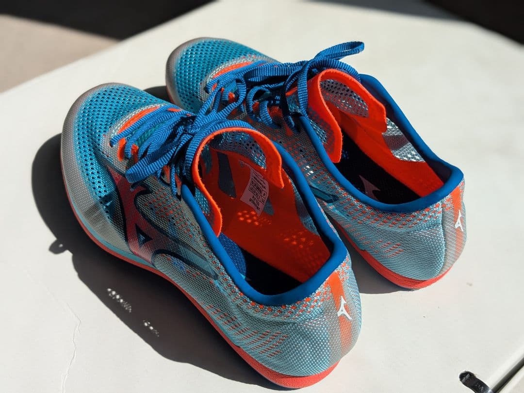 MIZUNO エックスストリームMD ターコイズ×コーラル×ブルー 24.5cm