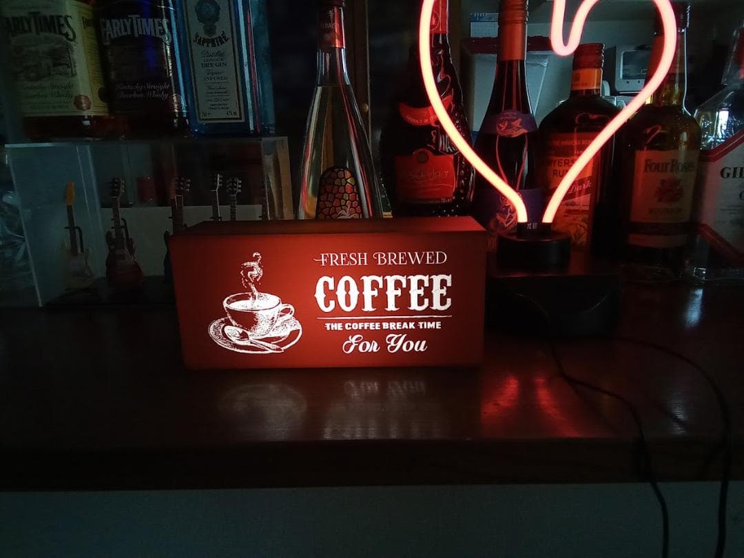 アメリカン カフェ コーヒー 珈琲 喫茶 照明 看板 置物 雑貨 ライトBOX