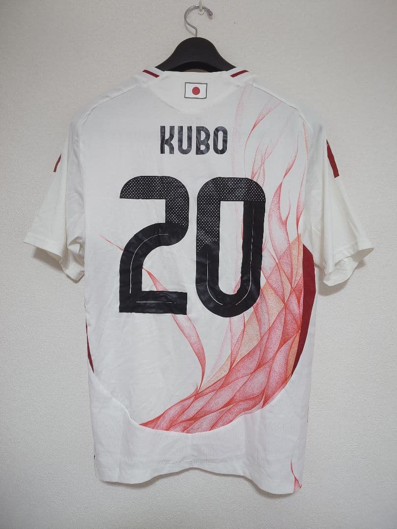 日本代表 久保建英 アウェイ オーセンティック ユニフォーム 2XL ホワイト