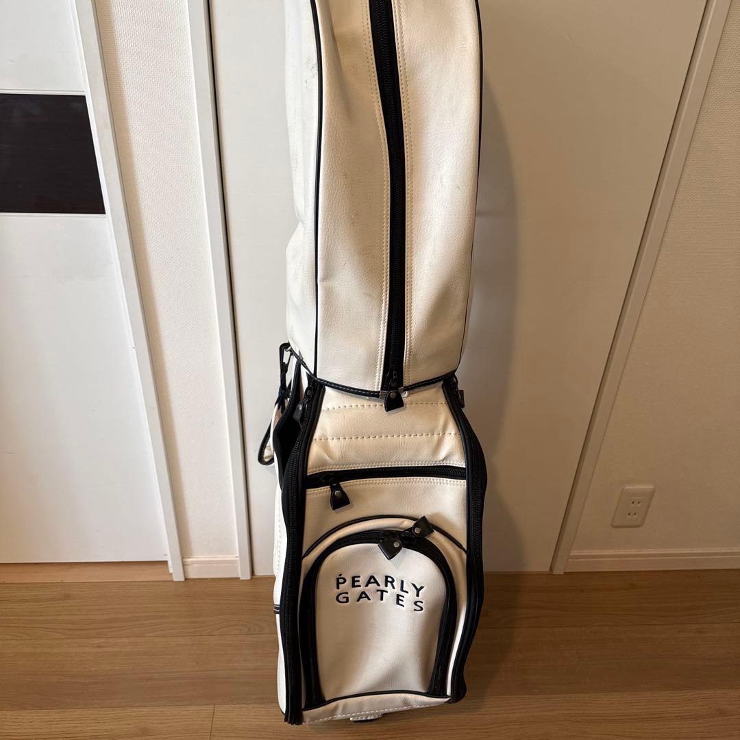 PEARLY GATES キャディバッグ ホワイト