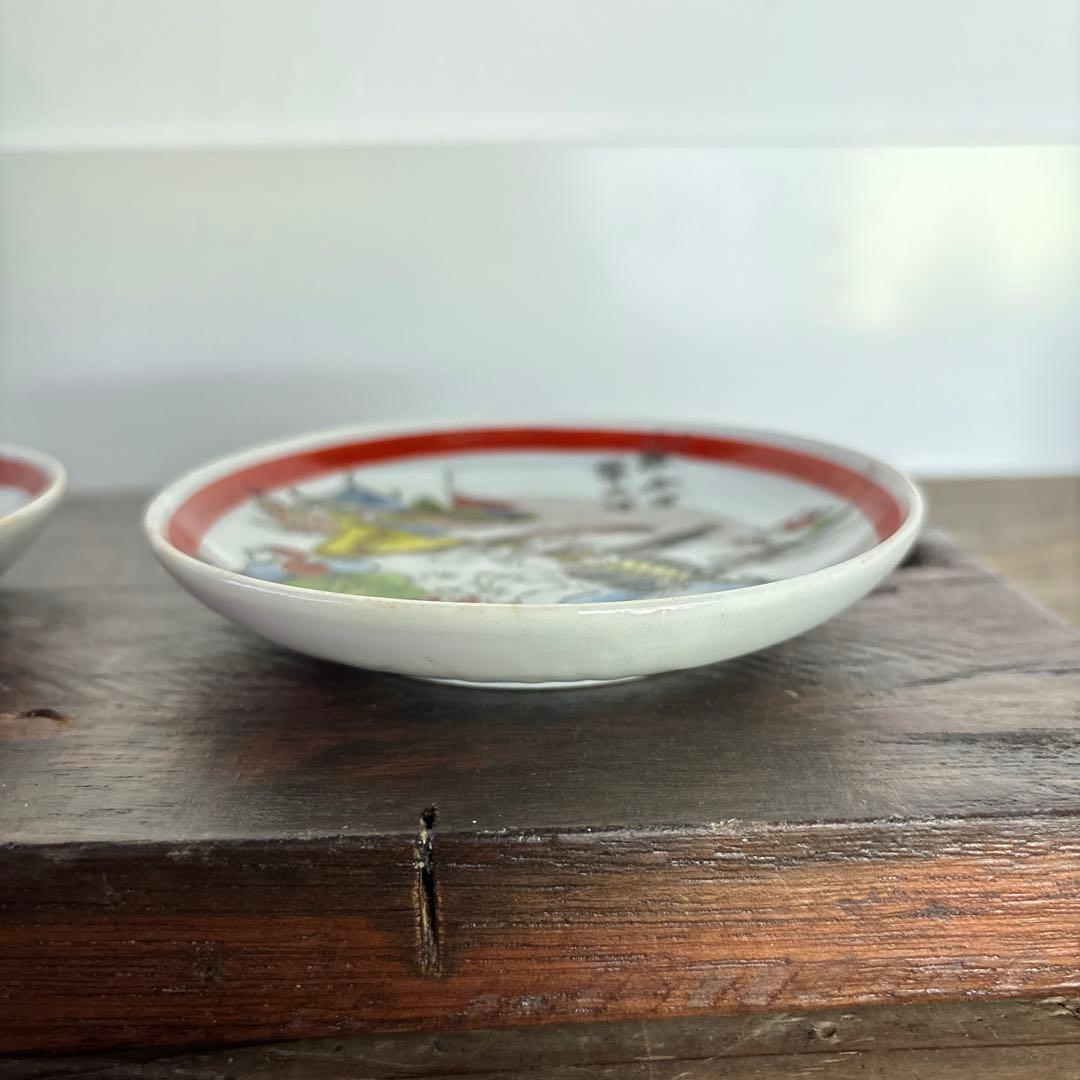 小皿 北清義和団 義和団事件 義和団戦争 北清事変 アンティーク 絵皿 骨董