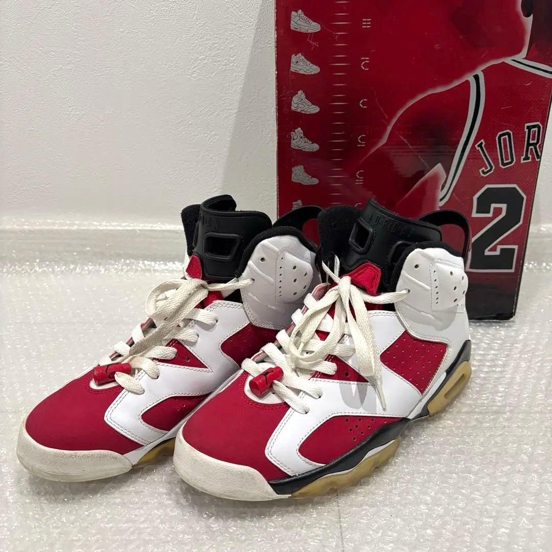 Air Jordan VI Carmine 26.5cm コレクションボックス