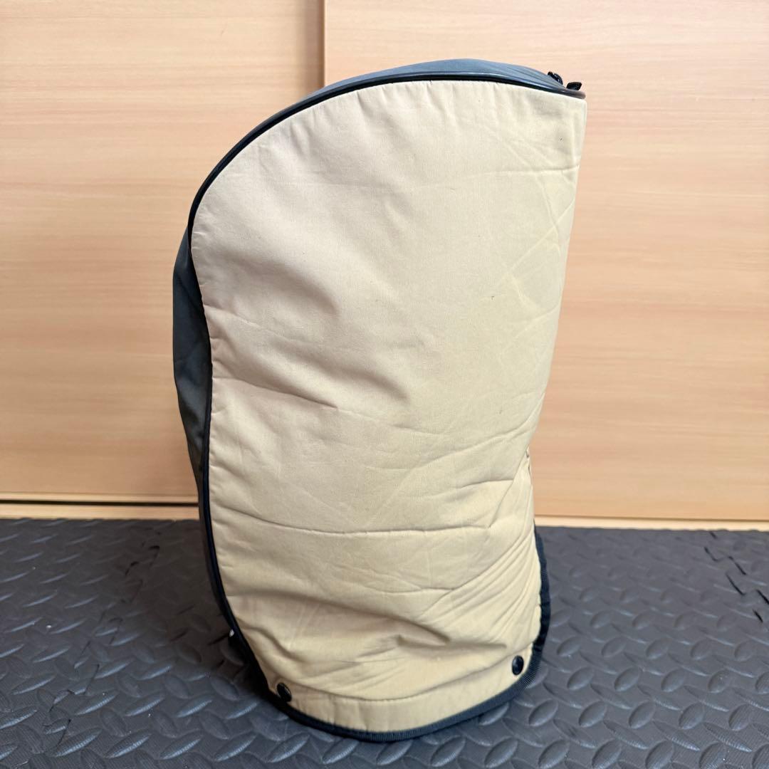 M.U SPORTS キャディバッグ 6分割 カート 自立式 フード付 ベージュ