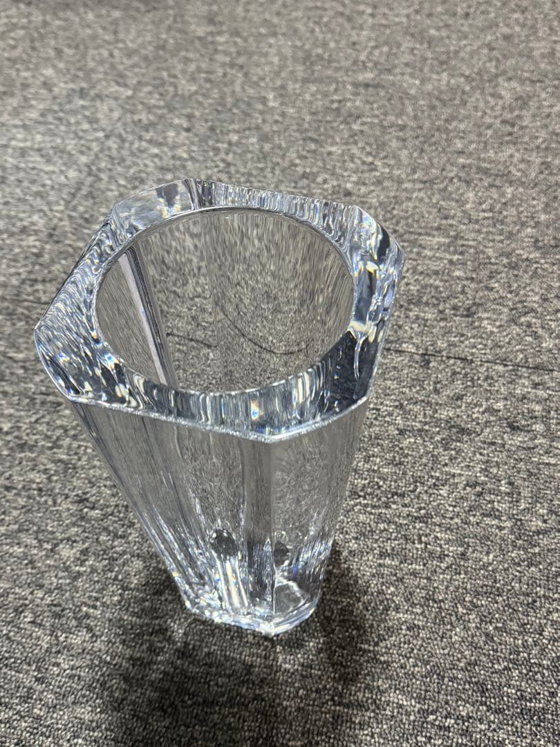 【極美品】 バカラ フラワーベース ディアン 花瓶 クリスタルガラス 国内正規品