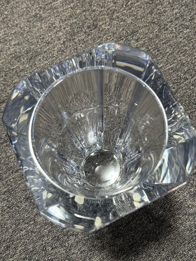 【極美品】 バカラ フラワーベース ディアン 花瓶 クリスタルガラス 国内正規品