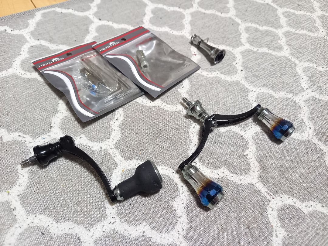 ハイテンハンドルセット　エギングダブルハンドルハンドルSHIMANO　Daiwa