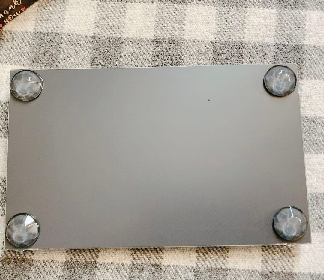 ミラークリスタル香水トレイ クラッシュダイヤモンド充填