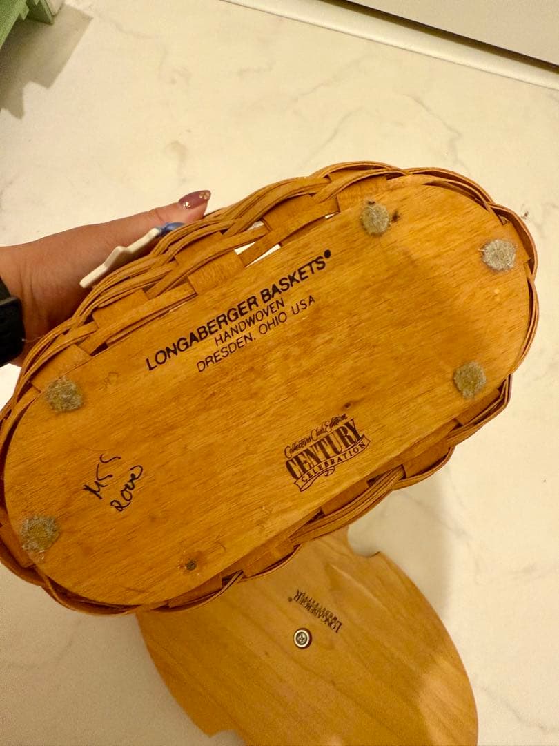 Longaberger 2000セレブレション カゴ美品