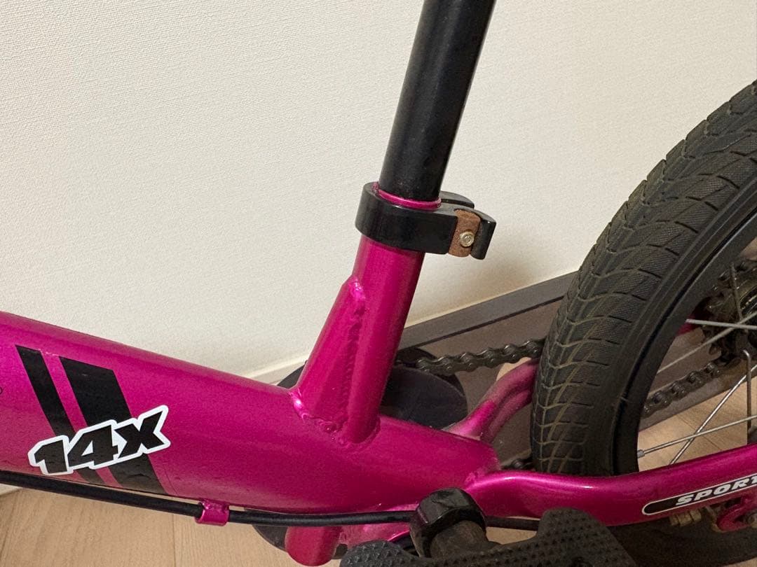 【スタンド付！】STRIDER 14X ピンク 幼児用自転車　（千葉県引取可）