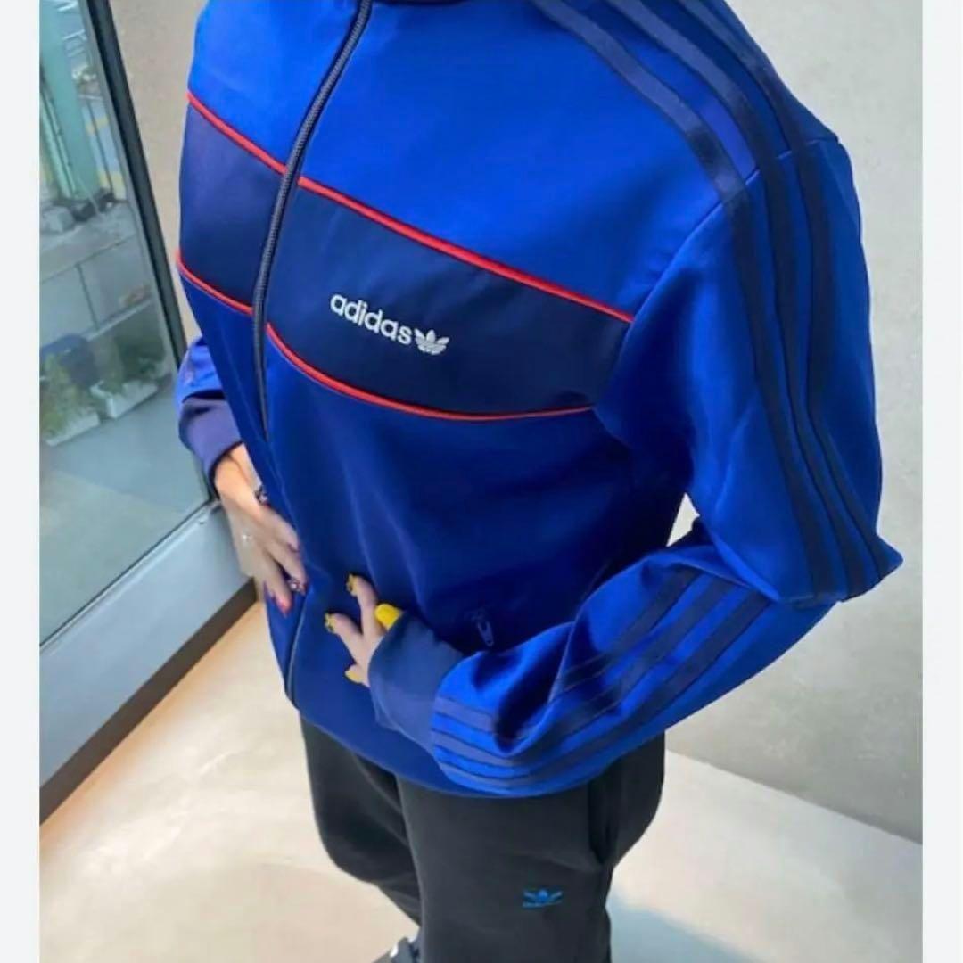 新品✨タグ付き✨アディダス　トラックジャケット　ブルー　ジャージ