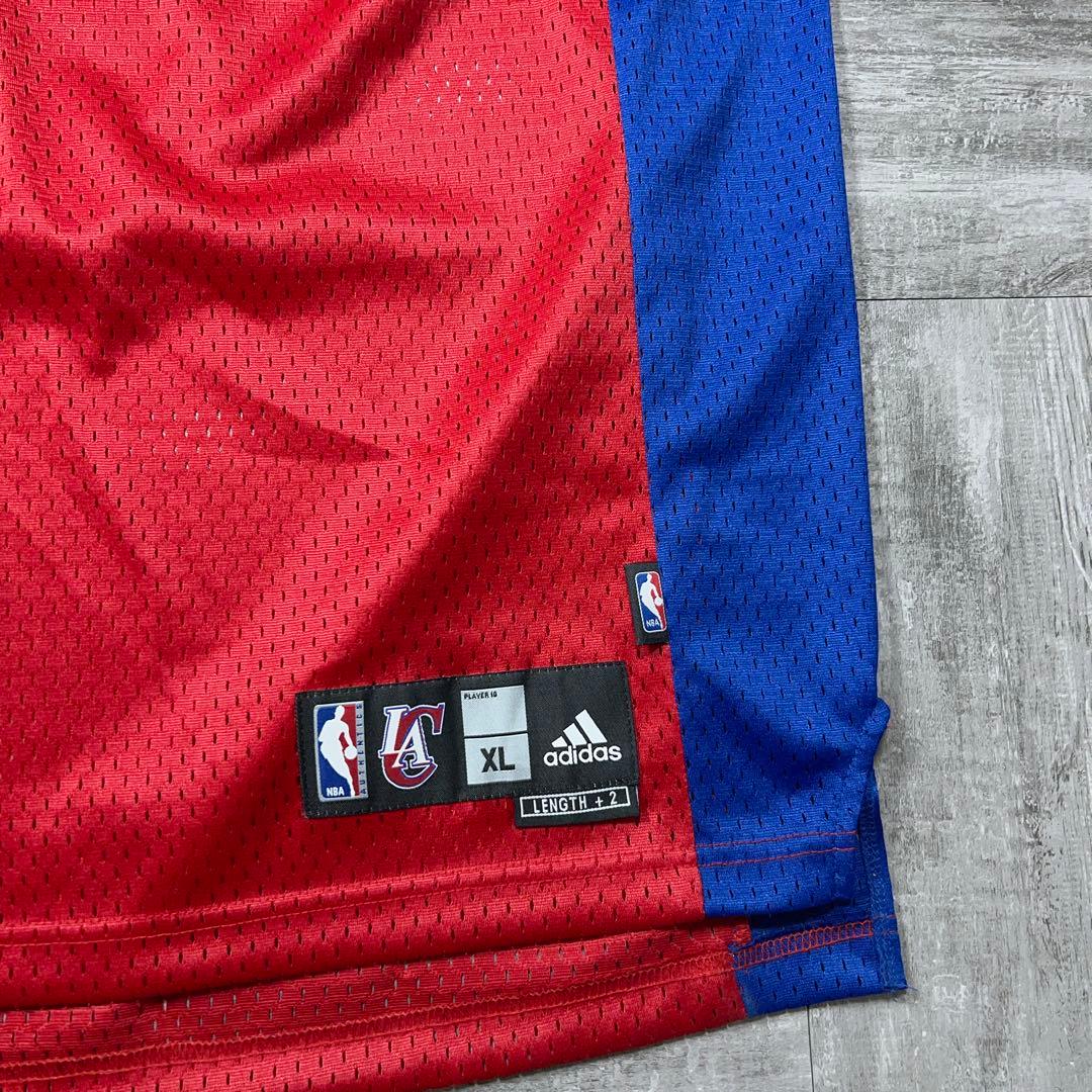 未使用タグ付属 adidas NBA クリッパーズ ゲームシャツ ユニフォーム