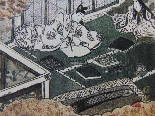 清水桜坡、【雅び-華の図・櫻-】、希少な額装用画集より、美品、新品額装付