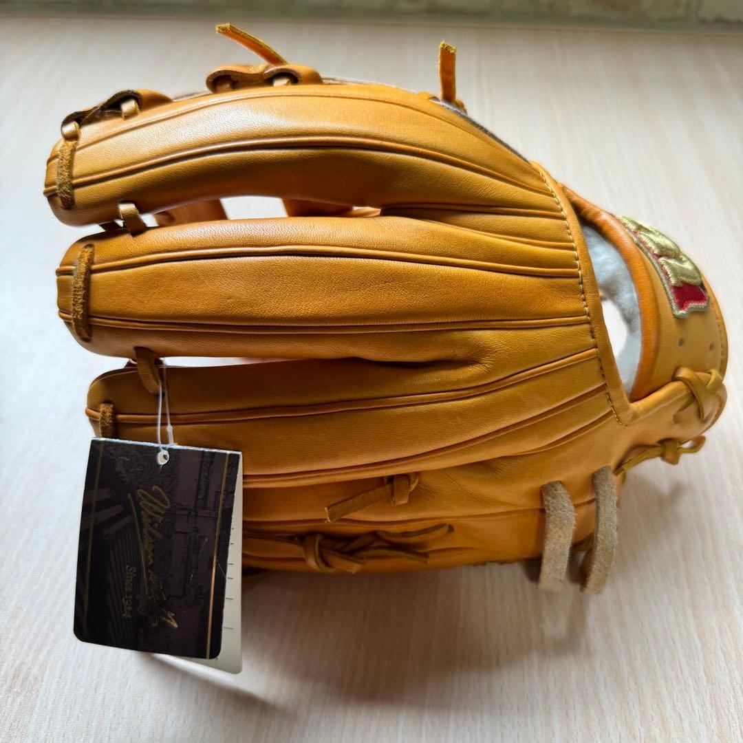 ※訳あり【新品未使用】Wilson Staff硬式グローブ 内野手用