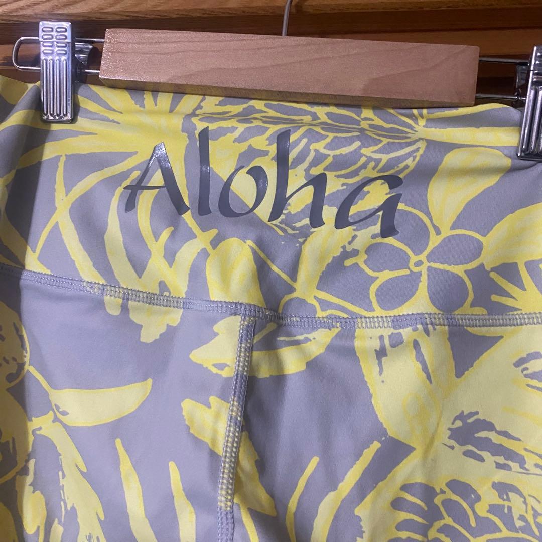 LE’A MAKAHA レギンス Mサイズ イエロー