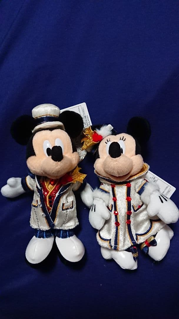 ディズニー ぬいぐるみバッジ ミッキー ミニー クリスマス 2018