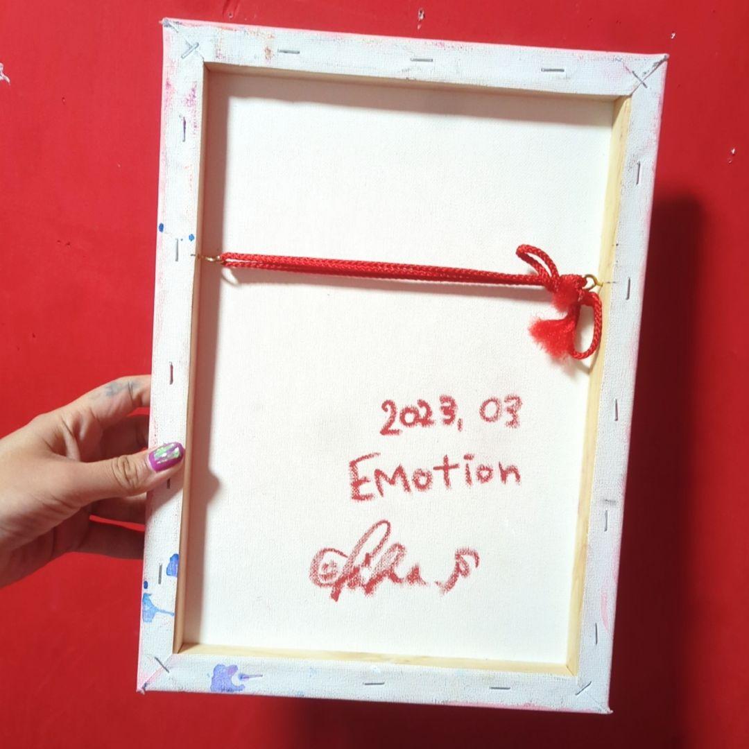 【F4号】Emotion-感情-《現代アート-イラスト》
