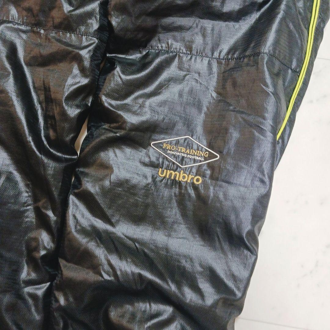 アンブロ　umbro ピステ　上下　セットアップ　ビッグロゴ　黒　M