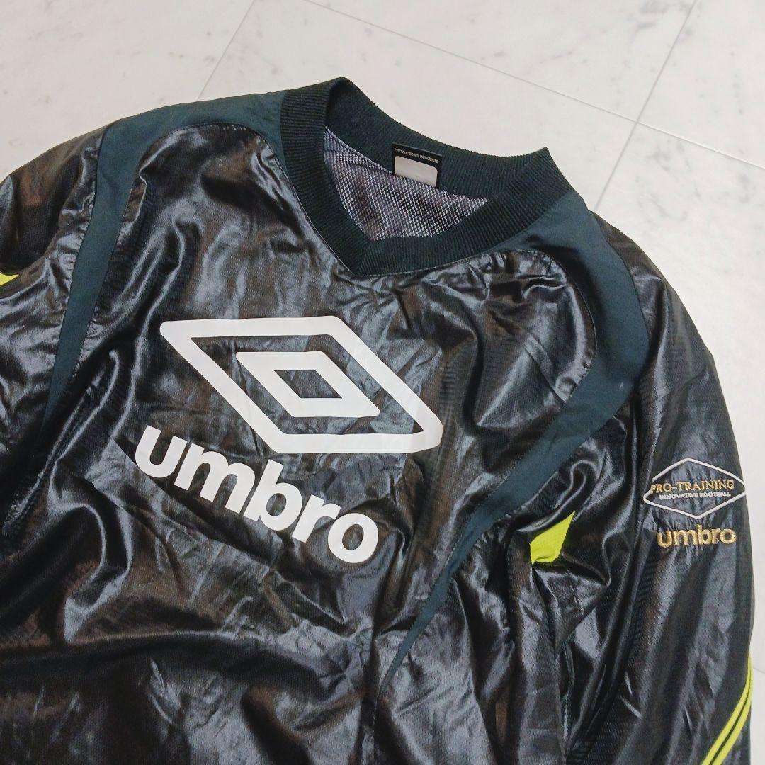 アンブロ　umbro ピステ　上下　セットアップ　ビッグロゴ　黒　M
