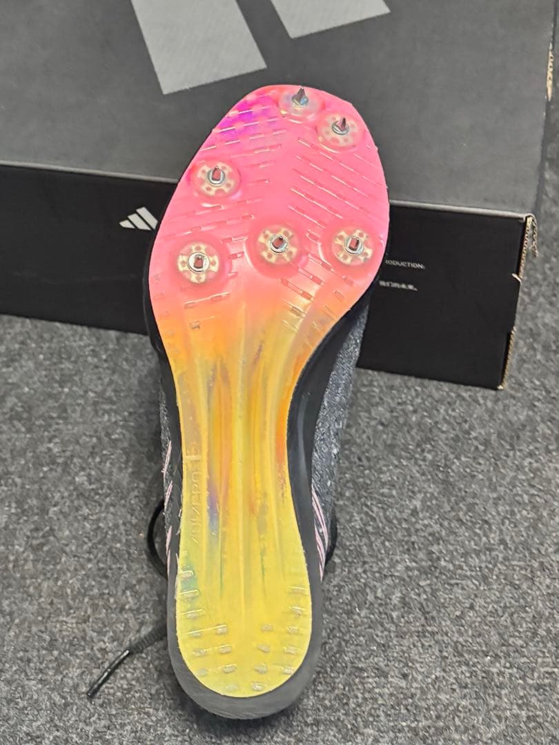 アディゼロ プライム sp3 ブラック【24.5cm】美品 prime sp3