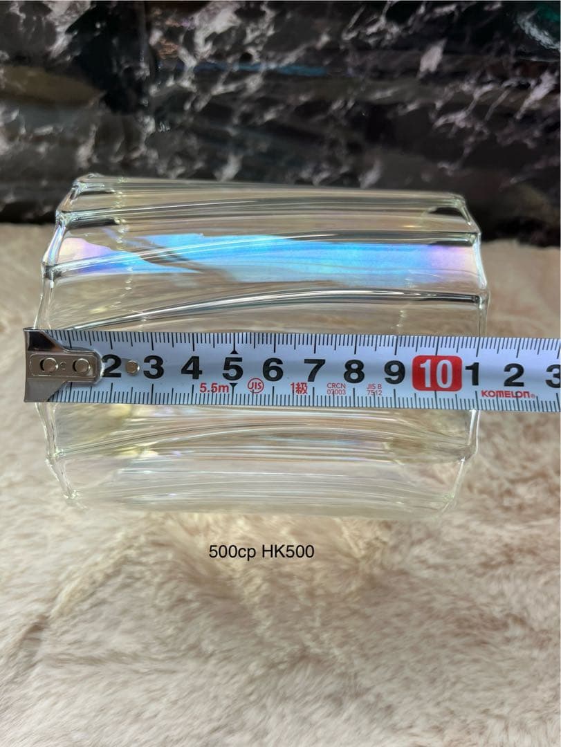 Petromax 500CP HK500 交換用ホヤ 七色波模様
