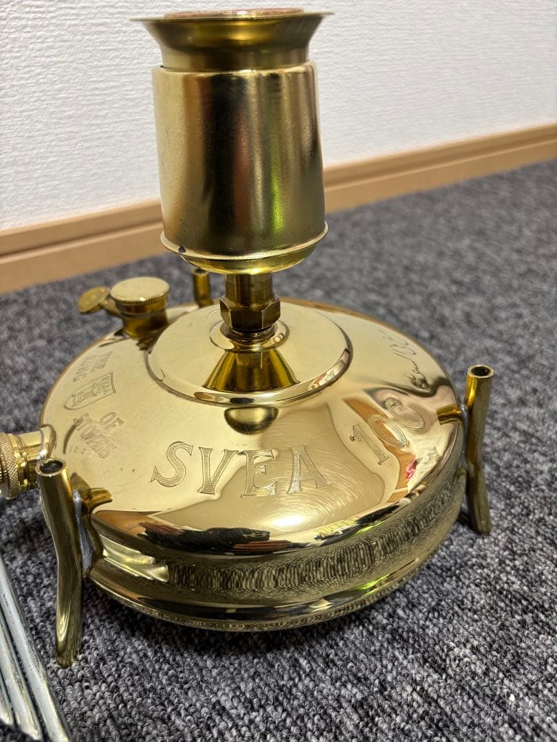⭐️【極美品・磨き上げ済】SVEA No.106 真鍮製ケロシンストーブ 完備品