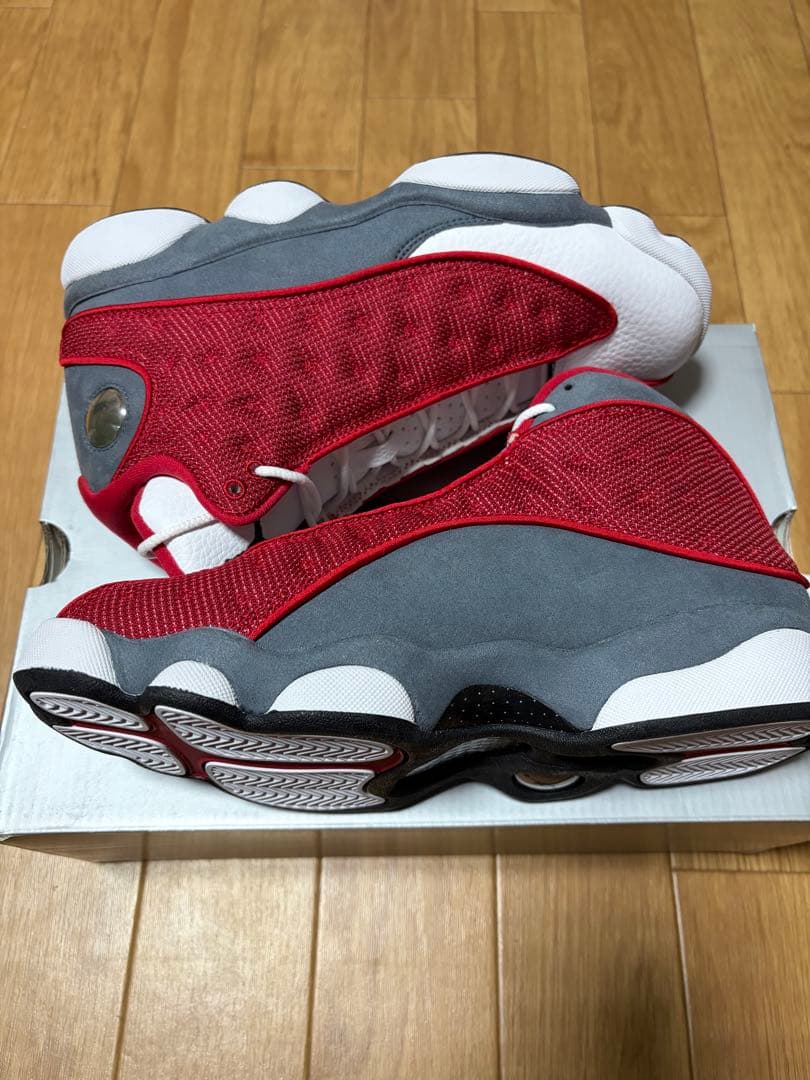 シューズ(男性用) AIR JORDAN13 RETRO RED/FLINT GREY