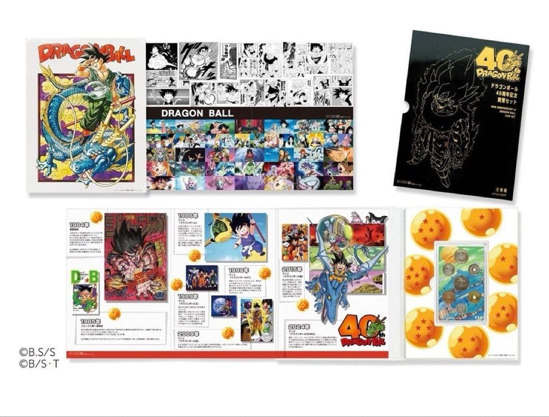 ドラゴンボール 40周年記念 貨幣セット ※硬貨なし※