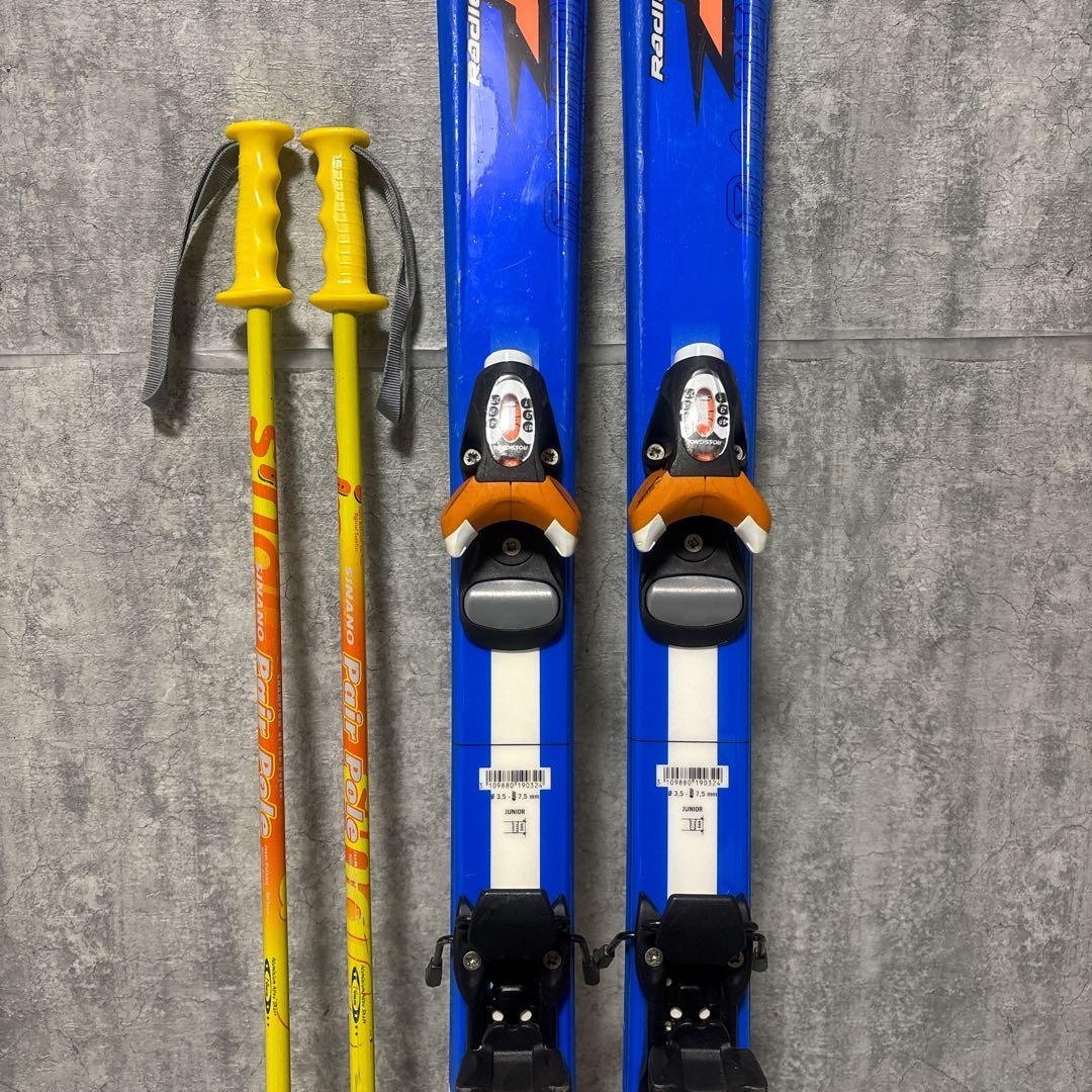 ROSSIGNOL ロシニョール ジュニアスキー 4点セット 22.5㎝