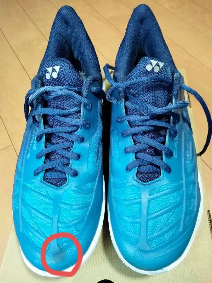 YONEX バドミントンシューズ　25.5cm カスケードドライブ　青
