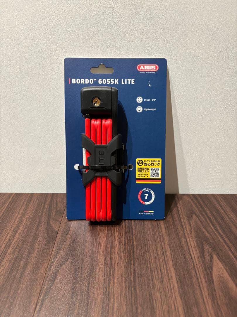 ABUS Bordo 6055K Lite 折りたたみロック