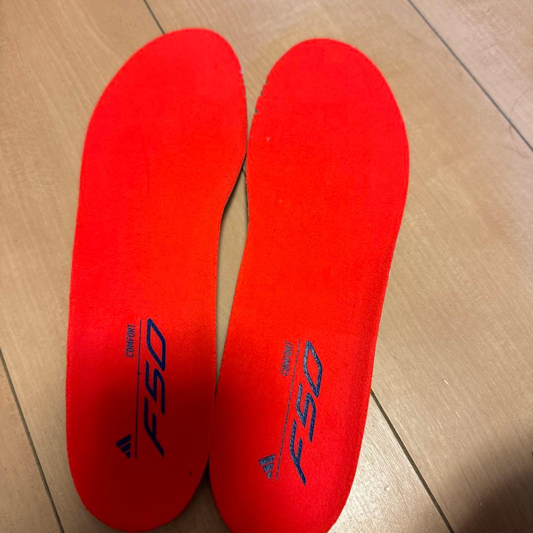 adidas F50サッカースパイクホワイト/ブルー/レッド26cm