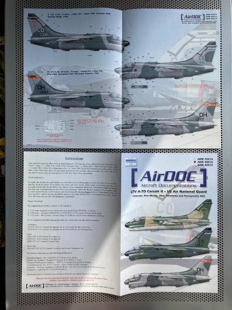HASEGAWA 1/48 A-7D CORSAIR II+AirDOCマーク