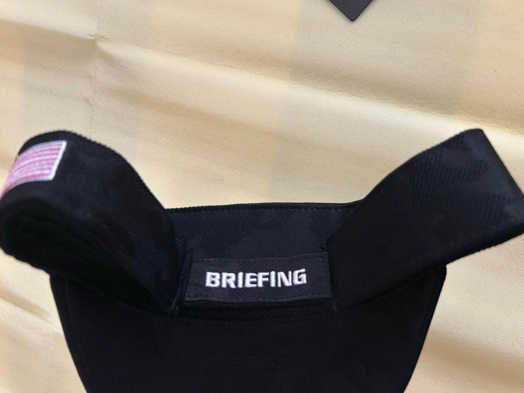 BRIEFING カモフラージュブラック バイザー