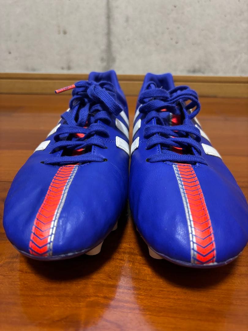 Adidas日本製 青 サッカースパイク FG 28.0cm