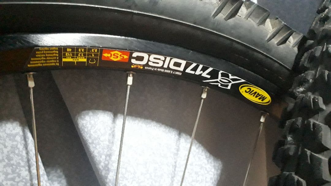 Shimano XT M765 MAVIC 717 DISCホイール 26インチ