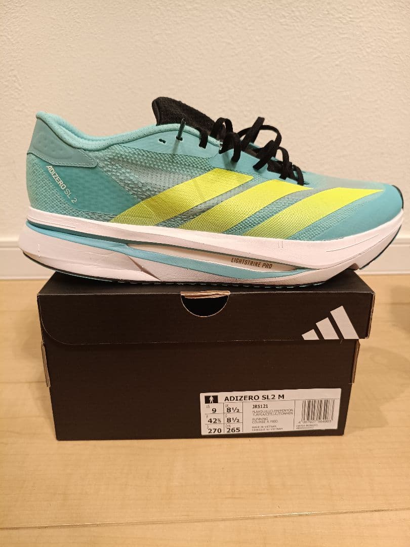 adidas ADIZERO SL2 M 27.0cm 美品