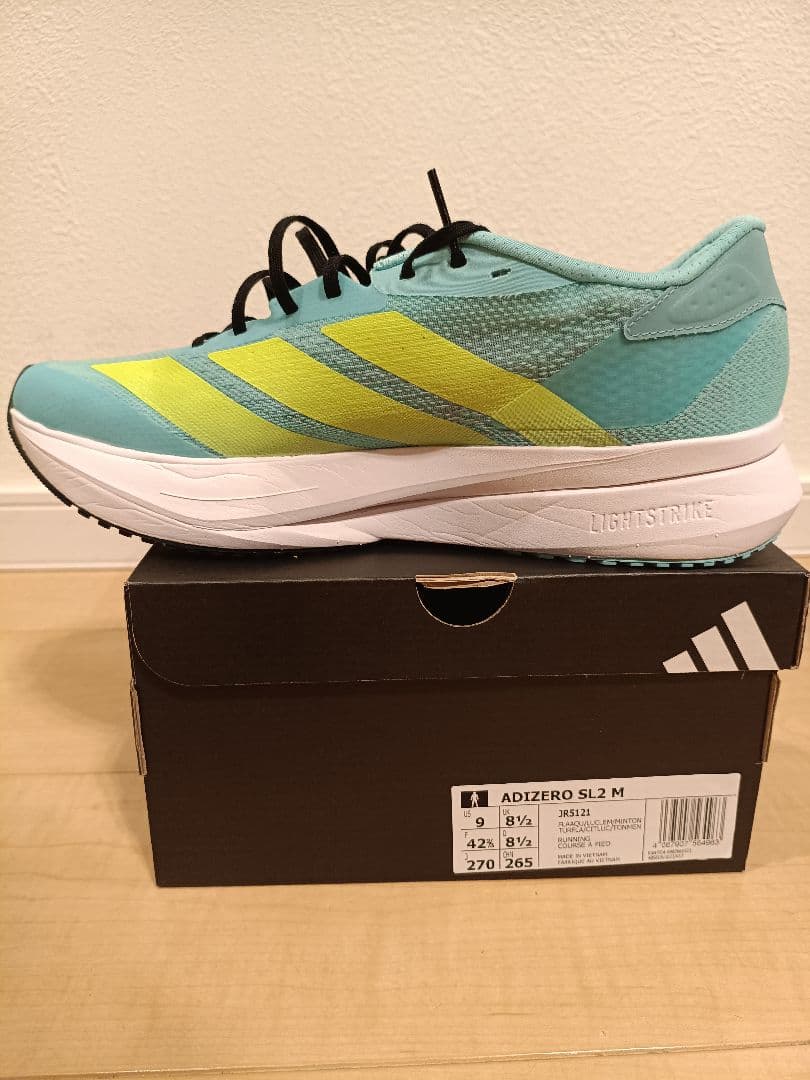 adidas ADIZERO SL2 M 27.0cm 美品