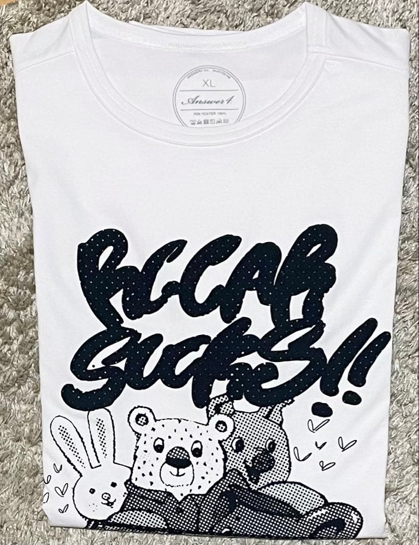 Answer4 “RC Car Sucks”Tshirt XLサイズ