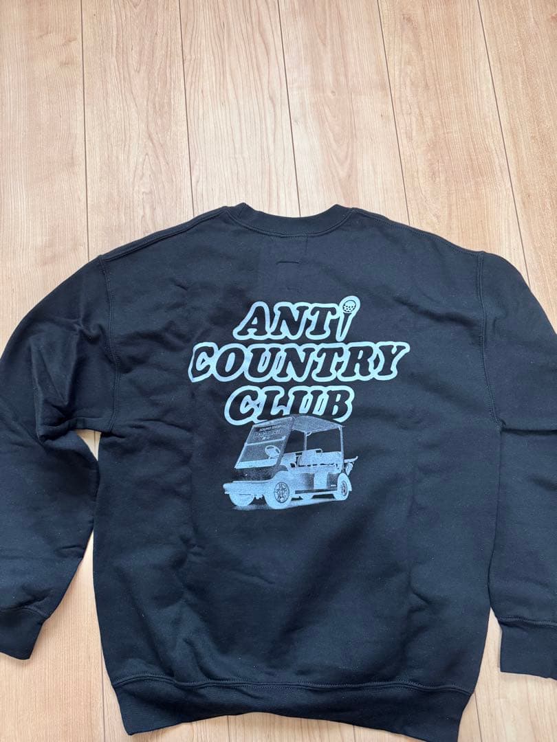 ANTi COUNTRY CLUB x balansa スウェット ブラック
