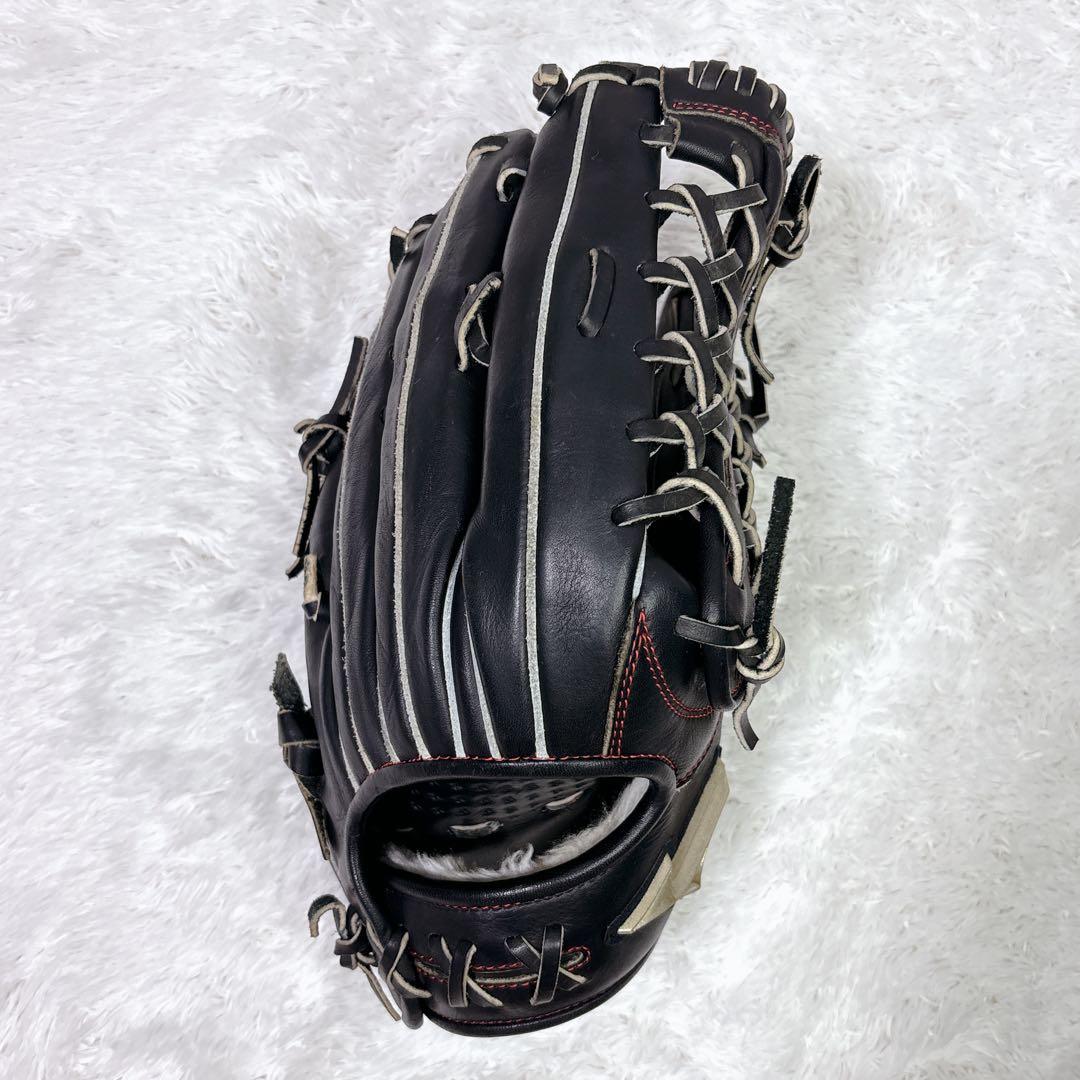 美品　MIZUNO ミズノ　軟式グローブ　グローバルエリート　一般　外野手用　黒
