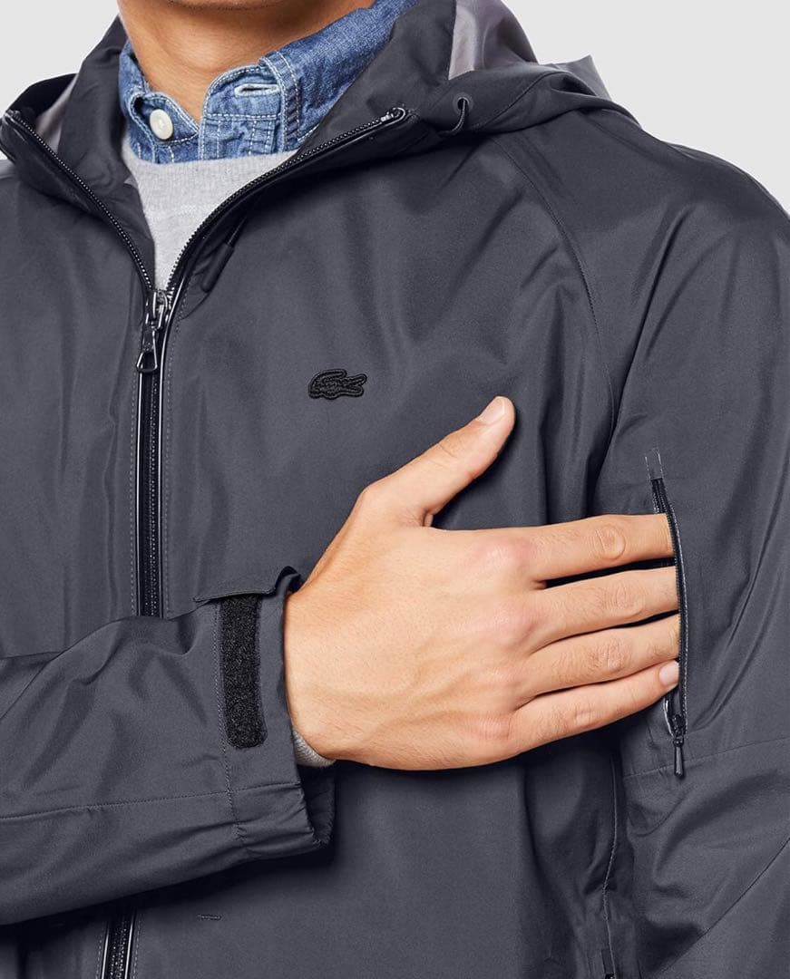 ★新品未使用★ LACOSTE ラコステ３レイヤーマウンテンパーカ Mサイズ
