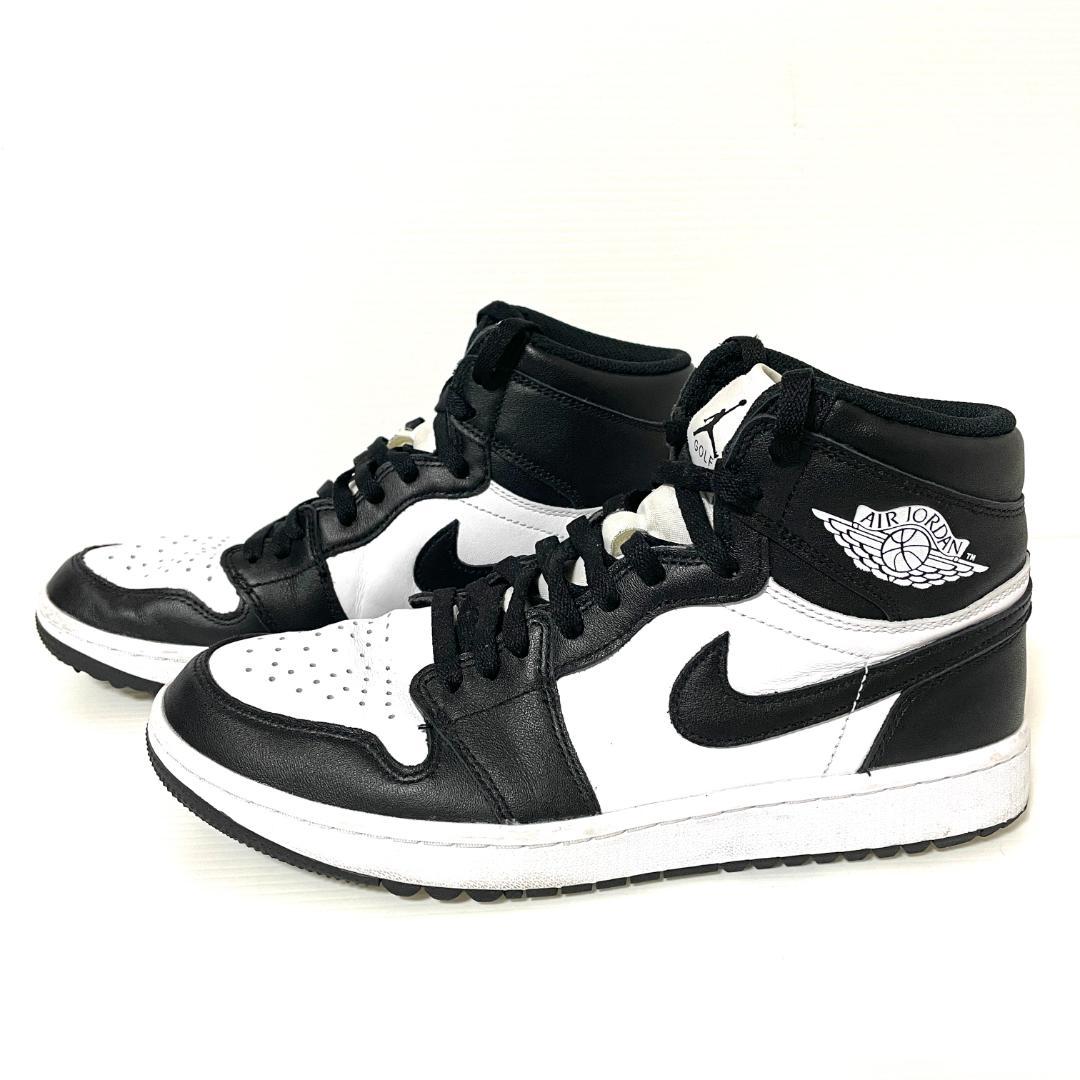 【フォロー割】 良品 ナイキゴルフ エアジョーダン1 High パンダ 27.5