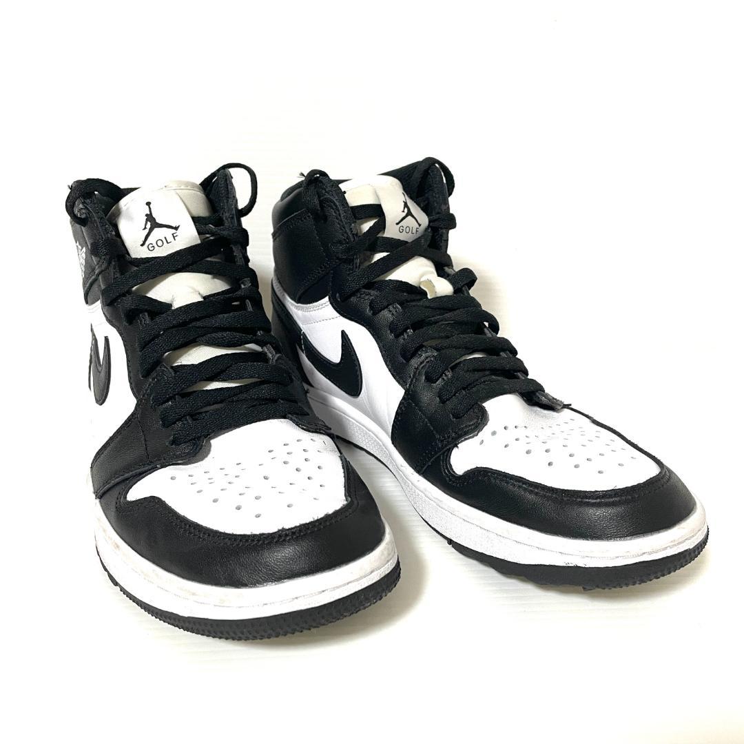 【フォロー割】 良品 ナイキゴルフ エアジョーダン1 High パンダ 27.5
