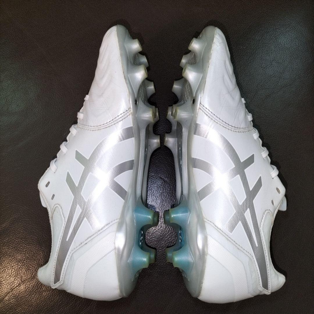 25cm【asics】DSライト ワイド　サッカースパイク カンガルー表革仕様