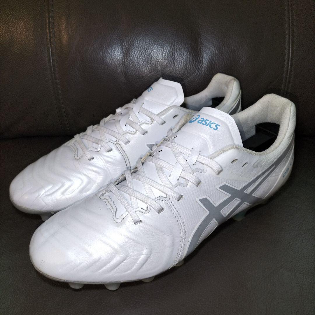 25cm【asics】DSライト ワイド　サッカースパイク カンガルー表革仕様