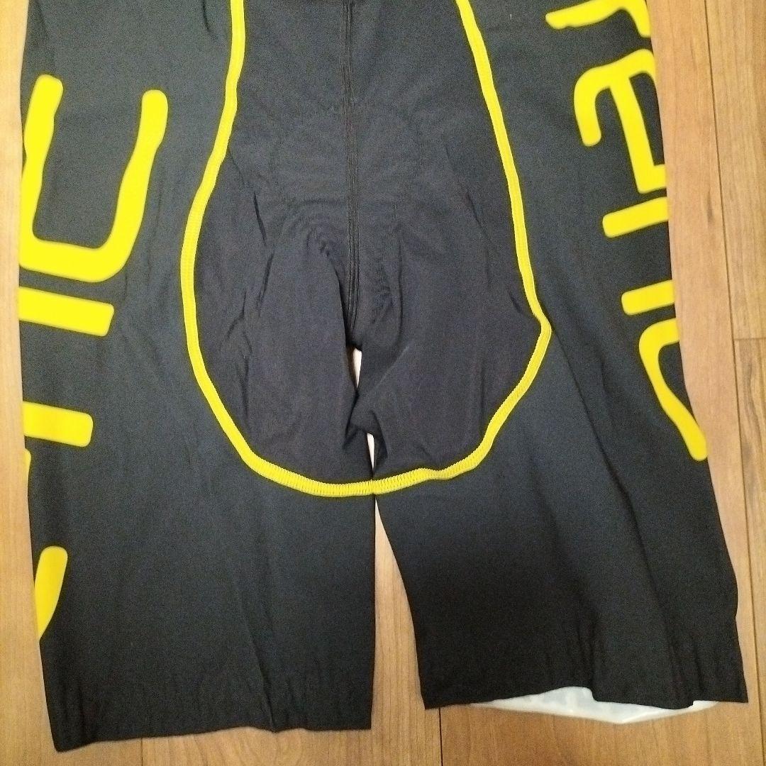 新品 メンズM レリック RERIC トライアスロン レース スーツ 黒黄　②