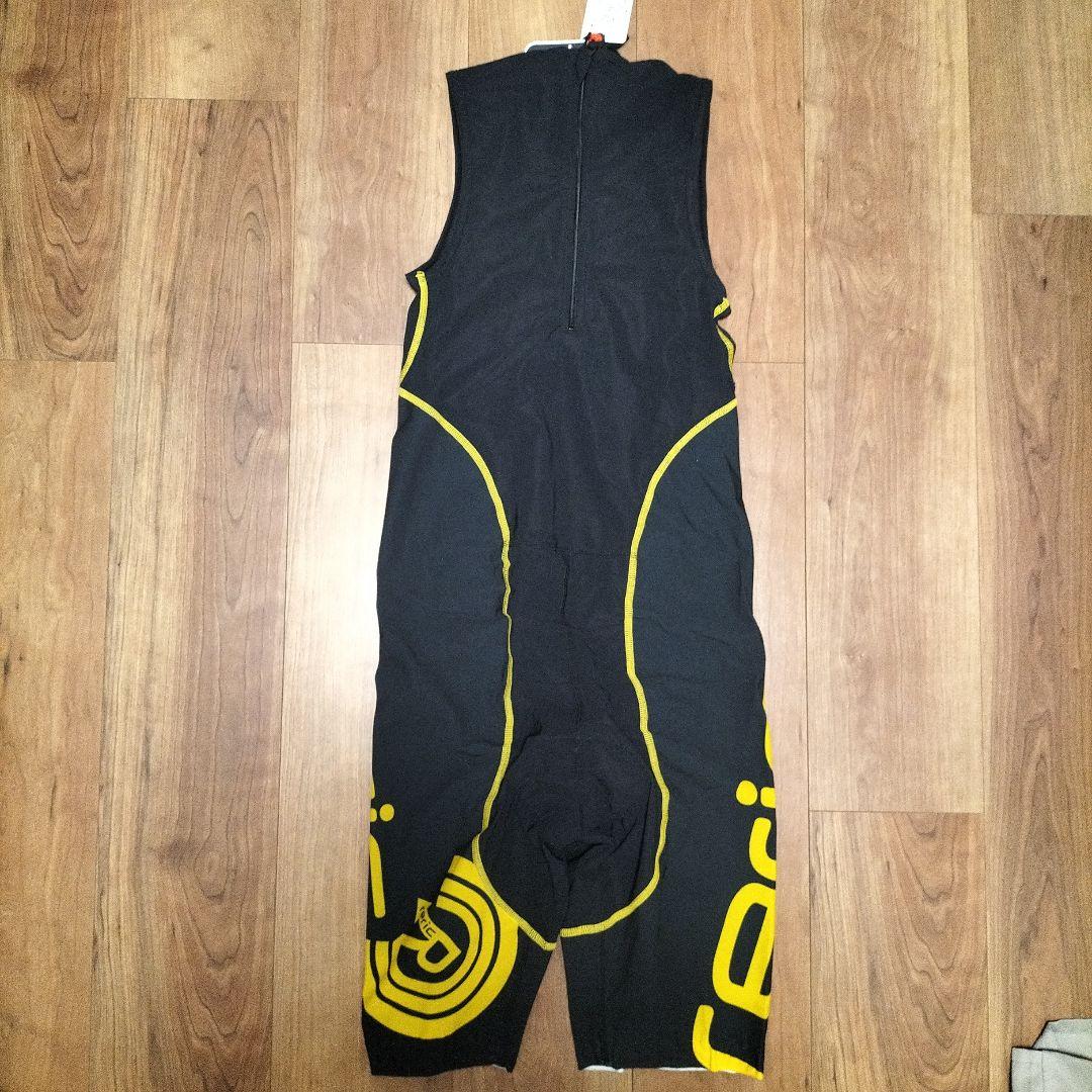 新品 メンズM レリック RERIC トライアスロン レース スーツ 黒黄　②