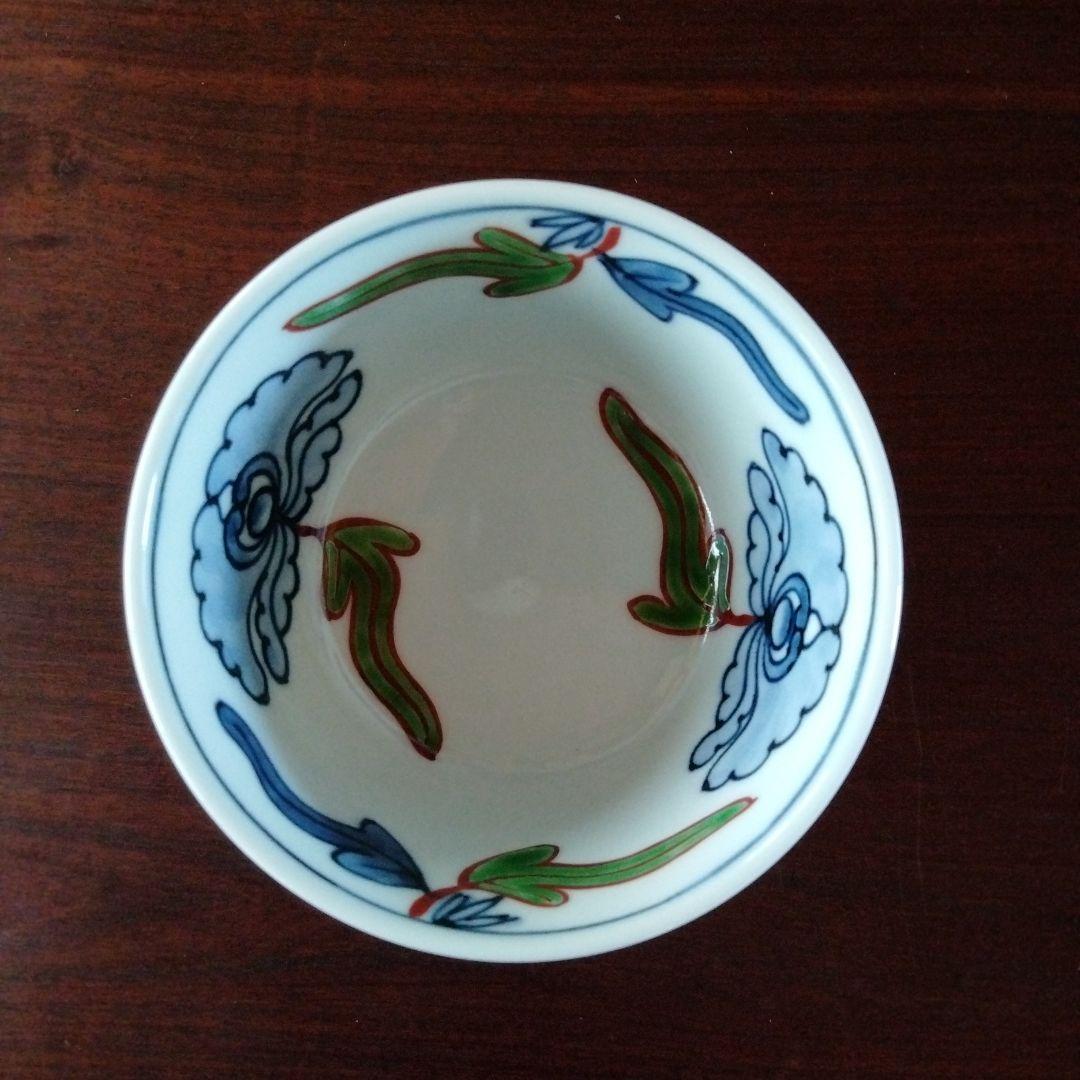 【美品】源右衛門 茶碗 菊牡丹 廃盤