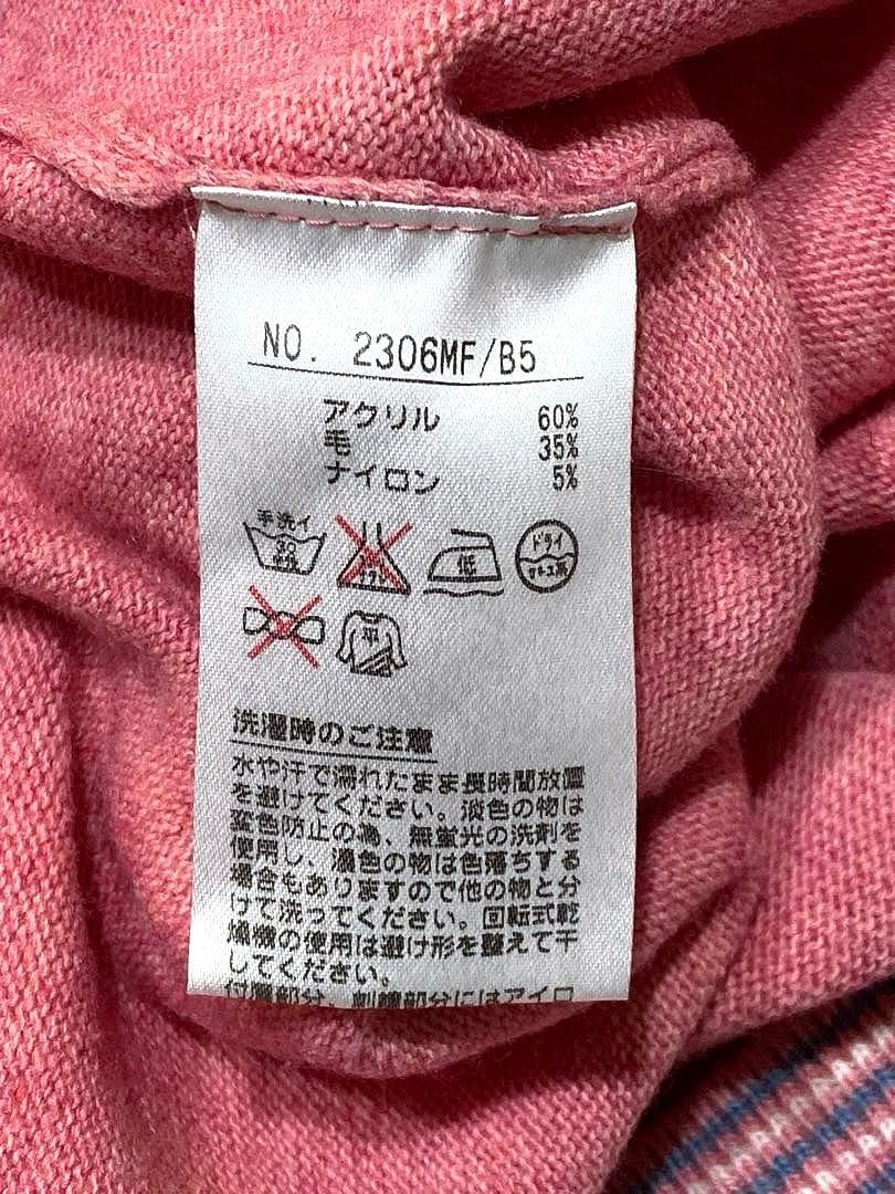 アンパスィ スイスモチーフ クルーネックプルオーバー（PINK／M)